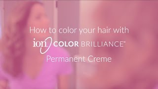 ion™ Color Brilliance™ Permanent Hair Color [upl. by Yanrahs354]