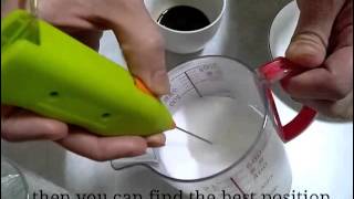 How To Make Latte Art with Mini Milk Frother [upl. by Adniralc]