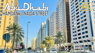 Walking in Abu Dhabi 2021  Hamdan Street 4K [upl. by Keyek]