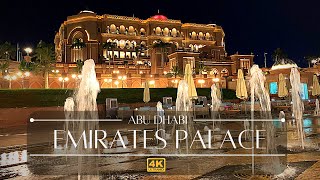 Emirates Palace Hotel Abu Dhabi Tour 4k [upl. by Proudlove]