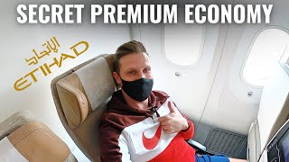 ETIHADS SECRET PREMIUM ECONOMY CLASS [upl. by Ainnek]