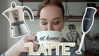 HOW TO MAKE A quotLATTEquot AT HOME moka pot  frother [upl. by Boyes]