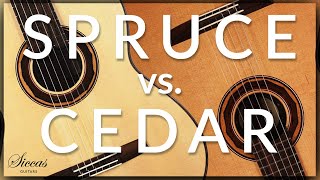 SPRUCE vs CEDAR Classical Guitars Tone Comparison  Klassische Gitarre Fichte oder Zeder [upl. by Renae]