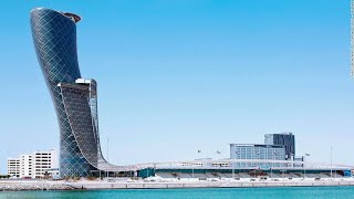 Capital Gate Abu Dhabi  Megastructures Leaning Tower of Abu Dhabi  UAE Engineering Documentary [upl. by Eyssej]