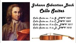 Johann Sebastian Bach  Cello suites in 432 Hz great for reading or studying [upl. by Orlov]