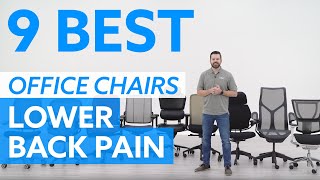 9 Best Office Chairs For Lower Back Pain [upl. by Aihseym]