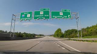 Driving on Interstate 77 through Entire State of West Virginia [upl. by Blatman]