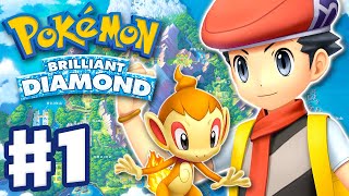 Pokemon Brilliant Diamond and Shining Pearl  Gameplay Walkthrough Part 1  Sinnoh Region Intro [upl. by Samohtnhoj759]