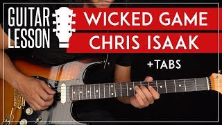 Wicked Game Guitar Tutorial 🎸 Chris Isaak Guitar Lesson Easy Chords  TAB [upl. by Dena]