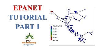 EPANET Tutorial Part 1 Water Distribution Network Analysis A stepbystep [upl. by Hedveh]