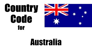 Australia Dialing Code  Australian Country Code  Telephone Area Codes in Australia [upl. by Janice]