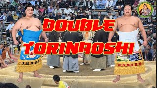 Ura vs Hiradoumi DOUBLE TORINAOSHI Kyushu Basho ‘24 [upl. by Branham215]