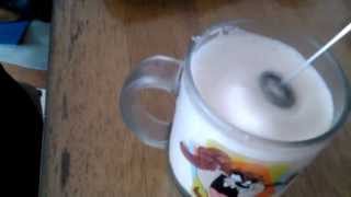 Aerolatte Review Frothing Cold Milk In Under 1 Minute [upl. by Proffitt194]